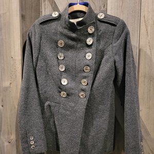 Operations Gray Military Wool Jacket Small